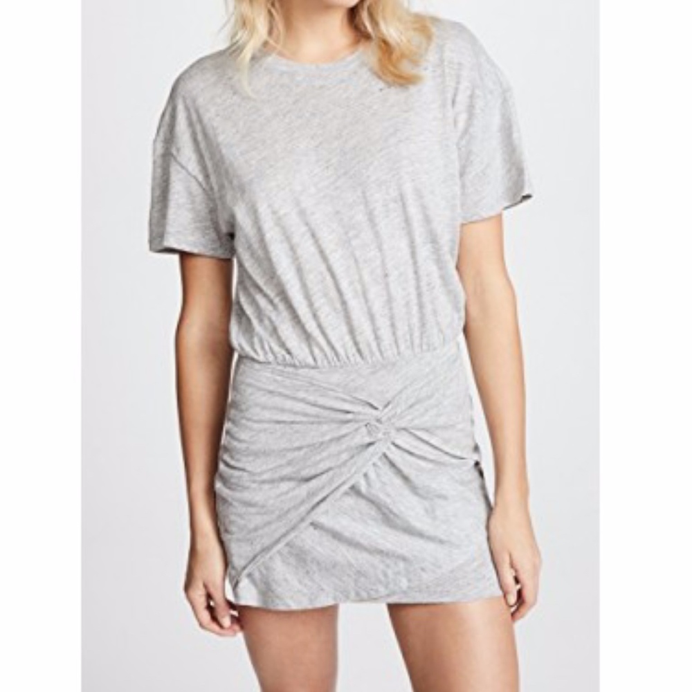 Iro Grey Mini Dress
